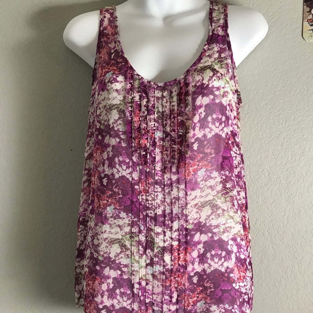 Madewell Eliot silk tank‎ blouse